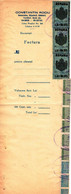 Romania, 1944, Vintage Invoice Stub / Receipt - Revenues / Fiscal Stamps / Cinderellas - Fiscale Zegels