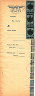 Romania, 1944, Vintage Invoice Stub / Receipt - Revenues / Fiscal Stamps / Cinderellas - Revenue Stamps