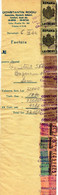 Romania, 1944, Vintage Invoice Stub / Receipt - Revenues / Fiscal Stamps / Cinderellas - Revenue Stamps