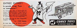 Publicité Papier CORGI TOYS CIRQUE CHIPPENFIELD  1961 4 TLP1078925 - Advertising
