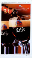 Publicité Papier ALCOOL BIERE LEFFE BEER   Année 2000 - Advertising