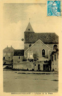 Breuillet Village * Place De L'église Et La Poste * Ptt - Other & Unclassified