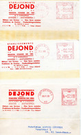 1959/69 Kaarten Ets DEJOND NV Antwerpen 1 - Non Ferro Metalen - Vasthechtingsmiddelen  - Ref 47 - Stempel Antwerpen 17 - 1960-79