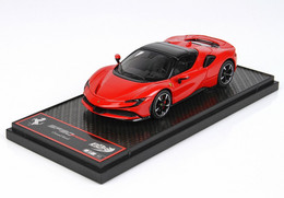 BBR - FERRARI SF 90 Spider - Closed Roof - Rosso Corsa - BBRC249C - 1/43 - BBR