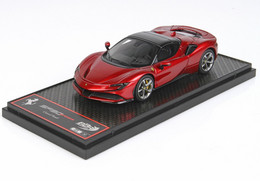 BBR - FERRARI SF 90 Spider - Closed Roof - Rosso Fuoco - BBRC249D - 1/43 - BBR