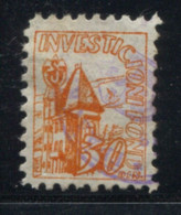 Yugoslavia 1950s, Stamp For Membership Ferijalni Savez, Investment Fund - Revenue, Tax Stamp, 30din - Servizio