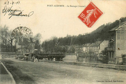 Pont Audemer * Route Et Vue Sur Le Barrage , En Amont - Pont Audemer