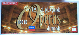 COFFRET LES 50 PLUS GRANDS OPERAS 100 CD DECCA - Oper & Operette