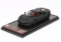 BBR - FERRARI SF 90 Spider - Closed Roof - Matt Black - BBRC249MB - 1/43 - BBR