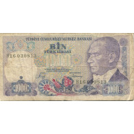 Billet, Turquie, 1000 Lira, 1971-1982, KM:191, AB - Turquie