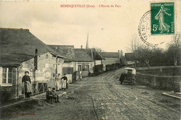 Ménesqueville * Route De L'entrée Du Pays * Café BENOIST , épicerie Mercerie - Sonstige & Ohne Zuordnung