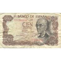 Billet, Espagne, 100 Pesetas, 1970, 1970-11-17, KM:152a, AB - 100 Pesetas