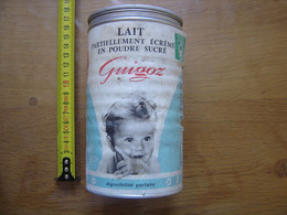 Ancienne Boite Lait Partiellement Ecreme En Poudre Sucre Pour BEBE GUIGOZ - Boîtes