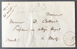 France, Griffe CABINET DU ROI Sur Enveloppe 23.4.1847 - (N018) - 1801-1848: Precursori XIX