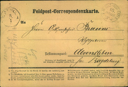 1870/71, Feldpostkarte Aus Dem Deutschh - Französischen Krieg - Cartas & Documentos