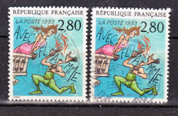 France 2840a Accent Sur AVEC Et Normal  Oblitéré Used TB - Used Stamps