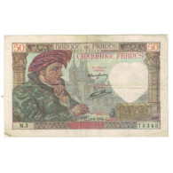 France, 50 Francs, Cérès, 1940, M.3 75343, TTB, Fayette:19.1, KM:93 - 50 F 1934-1940 ''Cérès''