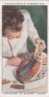 Treasure Trove 1937 - 29 Mummy In Case - Churchman Cigarette Card - Original - - Churchman