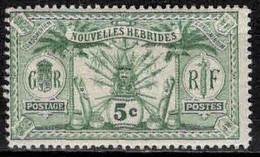 Nouvelles Hébrides  -1911 - Idole Indigène - N° 27 - Neuf * - Unused Stamps