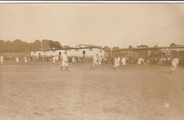 CP Photo 14-18 OHRDRUF - Au Camp De Prisonnier, Un Match De Foot, "France-Angleterre", Football (A241, Ww1, Wk 1) - Fútbol