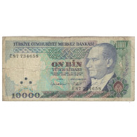 Billet, Turquie, 10,000 Lira, 1970, 1970-01-14, KM:200, B - Turquie