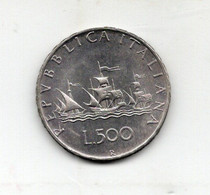 ITALIA - 1970 - 500 Lire "Caravelle" - Argento 835 - Peso 11 Grammi - (FDC35521) - 500 Lire