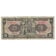 Billet, Équateur, 20 Sucres, 1986, 1986-04-29, KM:115b, B+ - Equateur