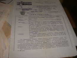 DOCUMENTO DITTA GIUSEPPE MAMOLI 1929 - Italia