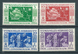 Nouvelles Hébrides  -1956 - Cinquantenaire Du Condominium - N° 167 à 170  - Neuf ** - MNH - Unused Stamps