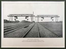 Planche Usine Manutention Pont Roulant SA Charbonnages De Winterslag Genk - Maschinen