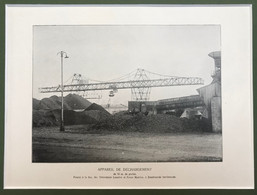Planche Usine Manutention Pont Roulant Charbon Ostendaise Lumière Et Force Motrice à Zandvoorde Lez Ostende - Tools