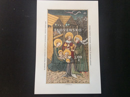 2021 Yvert BF 59 ** Bloc Adoration Des Rois Mages Devant L’enfant Jésus Et La Crèche (1450) - Hojas Bloque