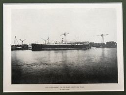 Planche Usine Manutention Ateliers Et Chantiers De La Loire à Nantes Construction Navale Bateau - Machines