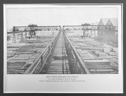 Planche Usine Manutention Pont Roulant SA Aciéries De France à Isbergues - Macchine