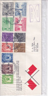 ABU DHABI 1964 FIRST SET FDC - Abu Dhabi