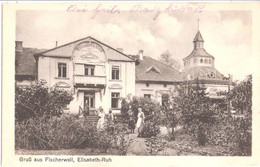 FISCHERWALL Seilershof Gransee Haus Elisabeth Ruh Gartenseite Gelaufen Mit Bahnpost BERLIN STRALSUND ZUG 310 13.3.1926 - Gransee