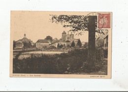 RISCLE (GERS) VUE PARTIELLE (EGLISE ET HABITATIONS) 1943 (CACHET MILITAIRE ALLEMAND AU VERSO PERIODE GUERRE 1939 1945 ) - Riscle