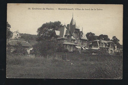 CPA   Yvelines  78  :  Hardricourt Environs De Meulan  Villas Du Bord De Seine - Hardricourt