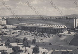 CARTOLINA  ROMA,LAZIO,STAZIONE TERMINI,BELLA ITALIA,STORIA,RELIGIONE,MEMORIE,IMPERO ROMANO,CULTURA,VIAGGIATA 1959 - Stazione Termini