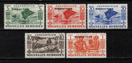 Nouvelles Hébrides - 1953 -  Tb Taxe N° 26 à 30  - Neuf * - MLH - Neufs