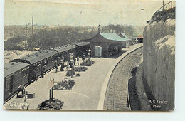 Australie - LEURA Station - Un Train Dans Une Gare - Other