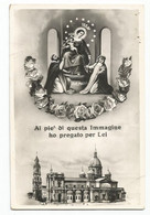 Delcampe - AC61 Saluti Da Pompei (Napoli) - Facciata E Campanile Del Santuario / Viaggiata 1955 - Pompei