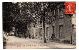 MAUZE SUR LE MIGNON -1927-- La Gendarmerie ( Animée ).....cachet  SANXAY--86...........à Saisir - Mauze Sur Le Mignon