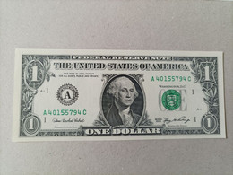 Billete De Estados Unidos De 1 Dólar Serie A, UNC - Te Identificeren