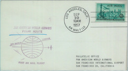 87448 - USA - Postal History - STATIONERY COVER: First Polar Flight - 1957 - Autres & Non Classés