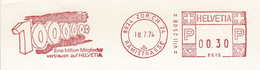 Schweiz / Helvetia 1974, Freistempel / EMA / Meterstamp Krankenkasse Helvetia Zürich - Affranchissements Mécaniques