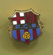 Football / Soccer / Futbol / Calcio - FC BARCELONA Spain, Old Pin Badge Button Hole, Enamel - Football