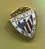 Football / Soccer / Futbol / Calcio - ATHLETIC BILBAO Spain, Old Pin Badge Button Hole, Enamel - Football