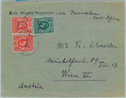 89215 - TANGANYIKA  - POSTAL HISTORY - G.E.A. Overprinted Stamps On COVER 1921 - Tanganyika (...-1932)