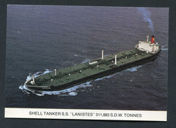Peu Courant ! CPM D'armateur Compagnie Pétrolière Shell - Pétrolier "S/S Lanistes" Tanker - Tankers